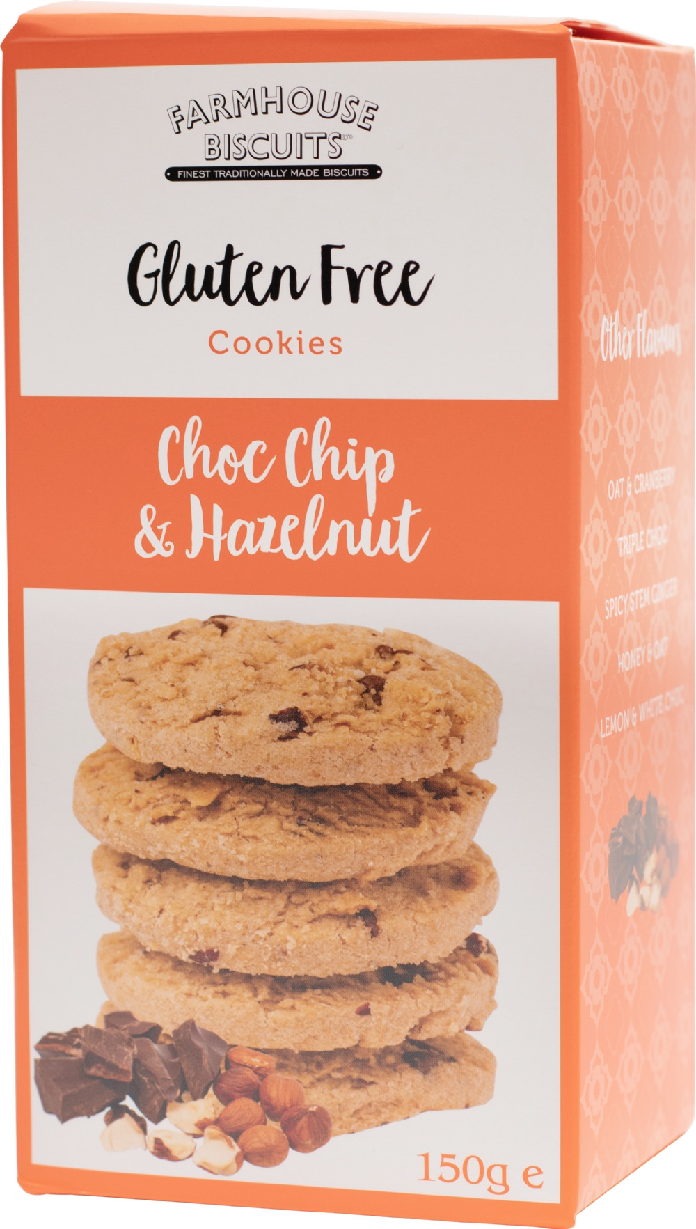 Farmhouse Biscuits Gluten Free Chocolate Chip & Hazelnut Biscuits ...